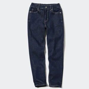 Uniqlo Kids Unisex Girls Ultra Stretch Soft Jeans Dark Wash Size 9-10 Slim Fit